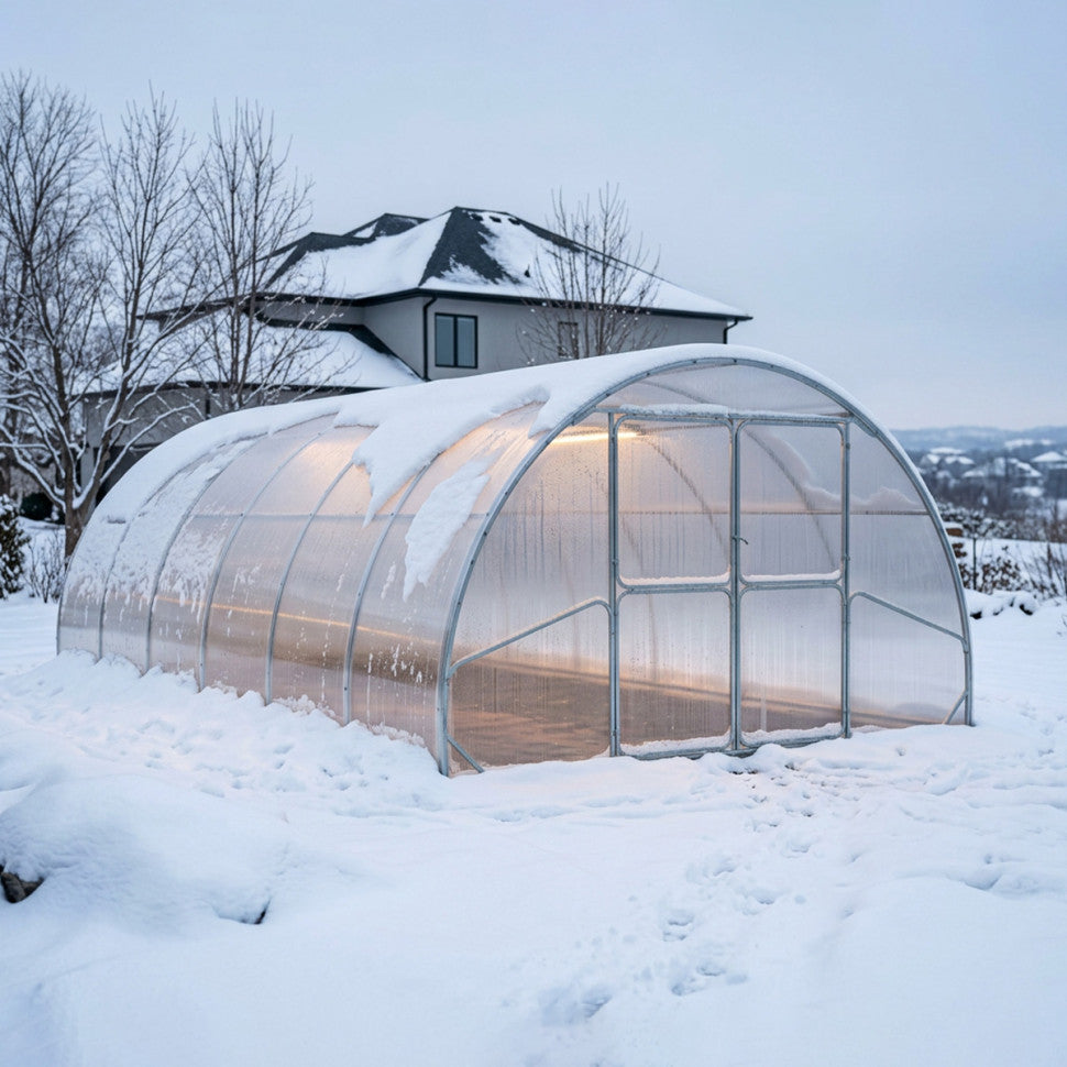 Modular Steel Tunnel Greenhouse | Width 4m