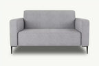 Light  Grey 2 Seater Sofa BOLDER MOCO HOME 149 cm Element 24