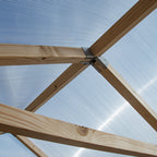 Wooden Garden Greenhouse with Polycarbonate Panels