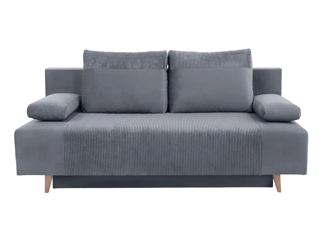 3 Seater Sofa Bed LEON LUX 3DL BRW Grey Poso 60