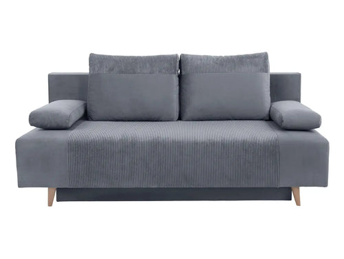 3 Seater Sofa Bed LEON LUX 3DL BRW Grey Poso 60