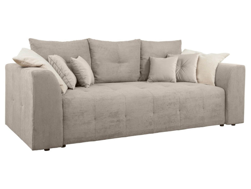 3 Seater Sofa Bed ROYAL IV MEGA LUX 3DL BRW Beige Poso 2
