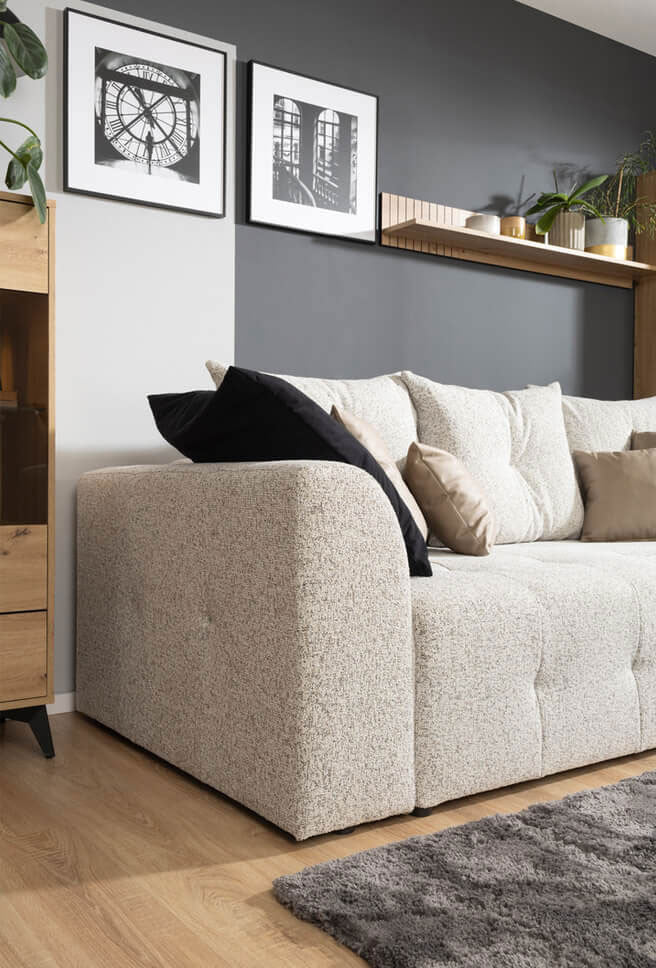 3 Seater Sofa Bed ROYAL IV MEGA LUX 3DL BRW