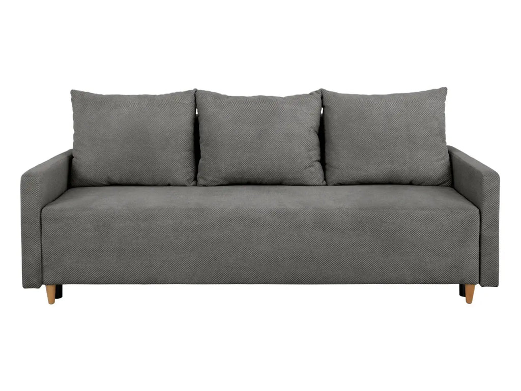 3 Seater Sofa Bed SIGMA LUX 3DL BRW Grey Onega 7