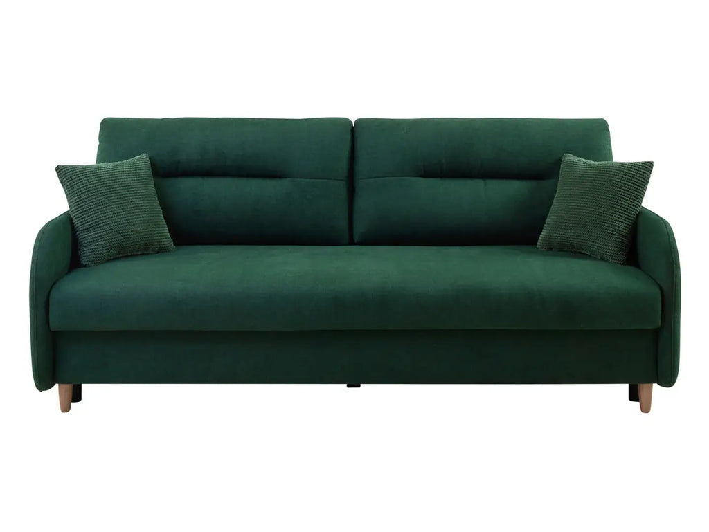 3 Seater Sofa Bed VERTO LUX 3DL BRW Green Asti 31