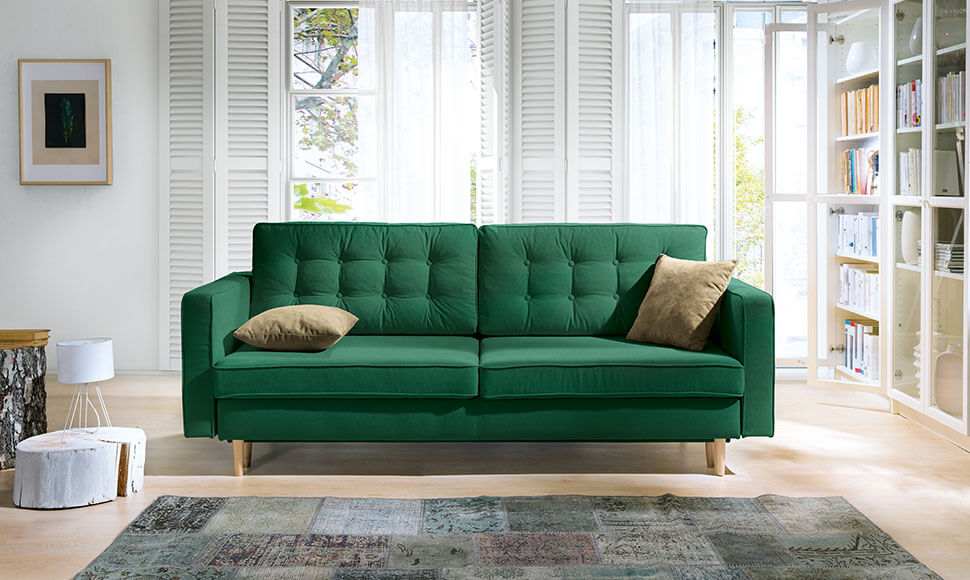 3 Seater Sofa TIVOLI PUSZMAN Green