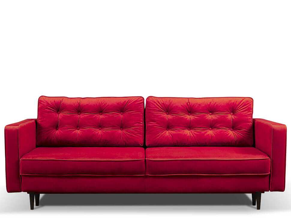 3 Seater Sofa TIVOLI PUSZMAN Red