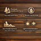 Cube Sauna 240cm with Electric Stove - Compact 4-6 Person Double Bench Layout
