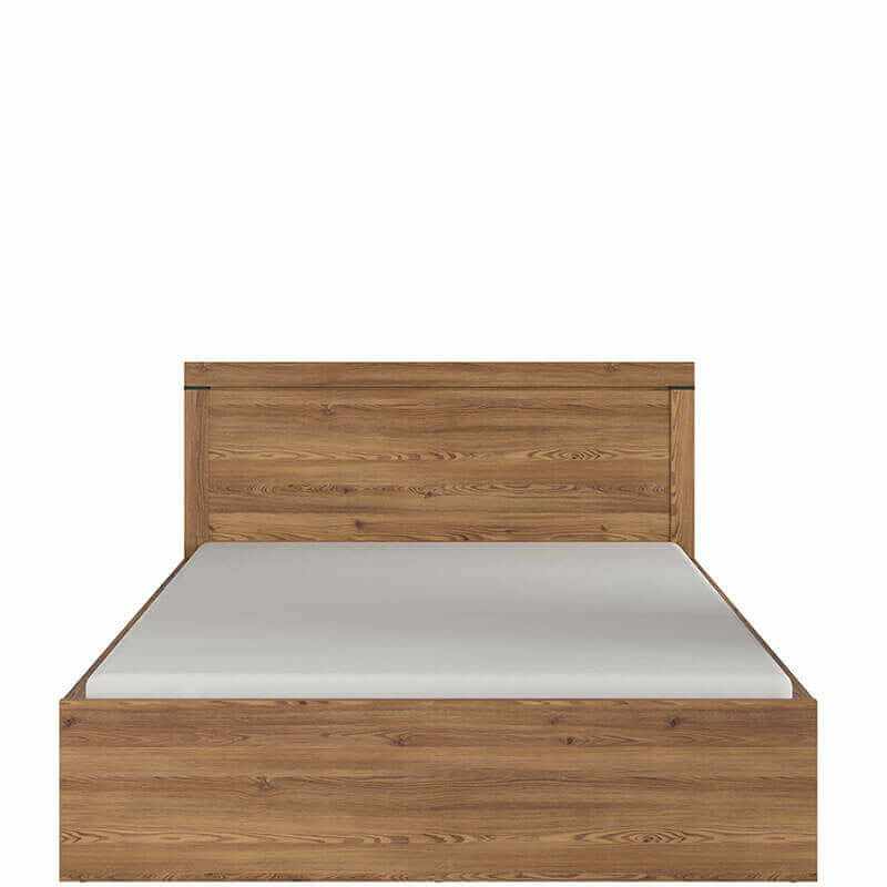 BALIN BRW LOZ/160/B King Size Lift Up Storage BLACK RED WHITE Bed-Sibiu Gold Larch