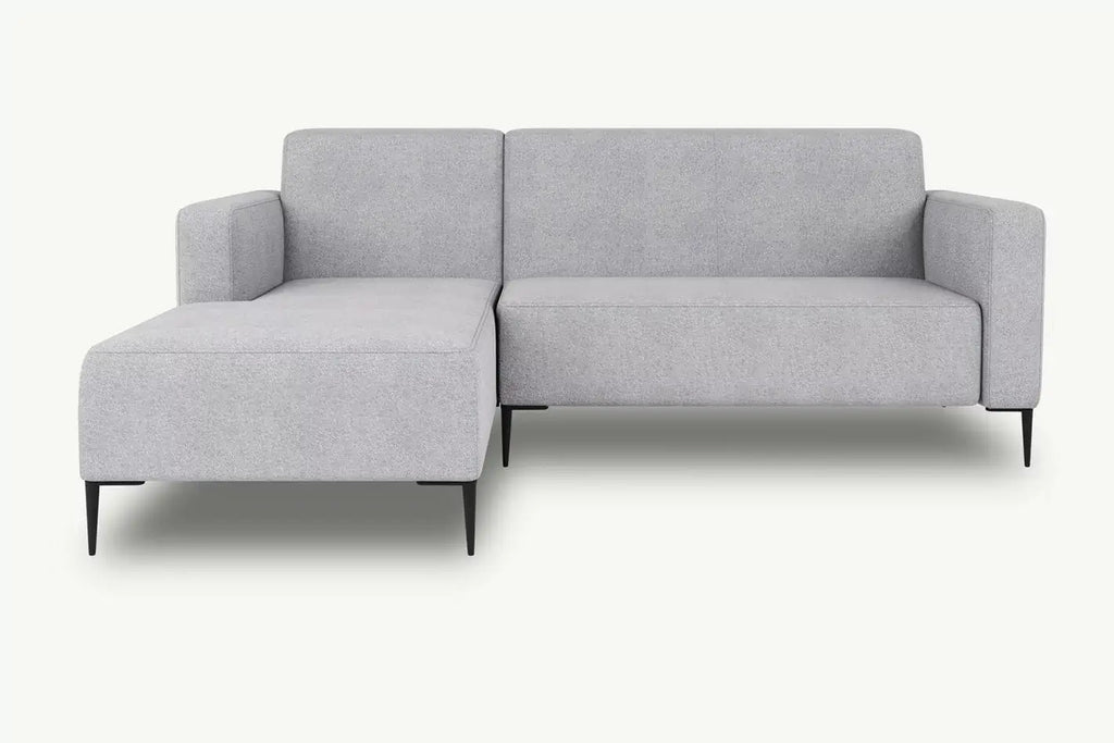 Light Grey Left Corner Sofa BOLDER MOCO HOME Element 24 205x170 cm