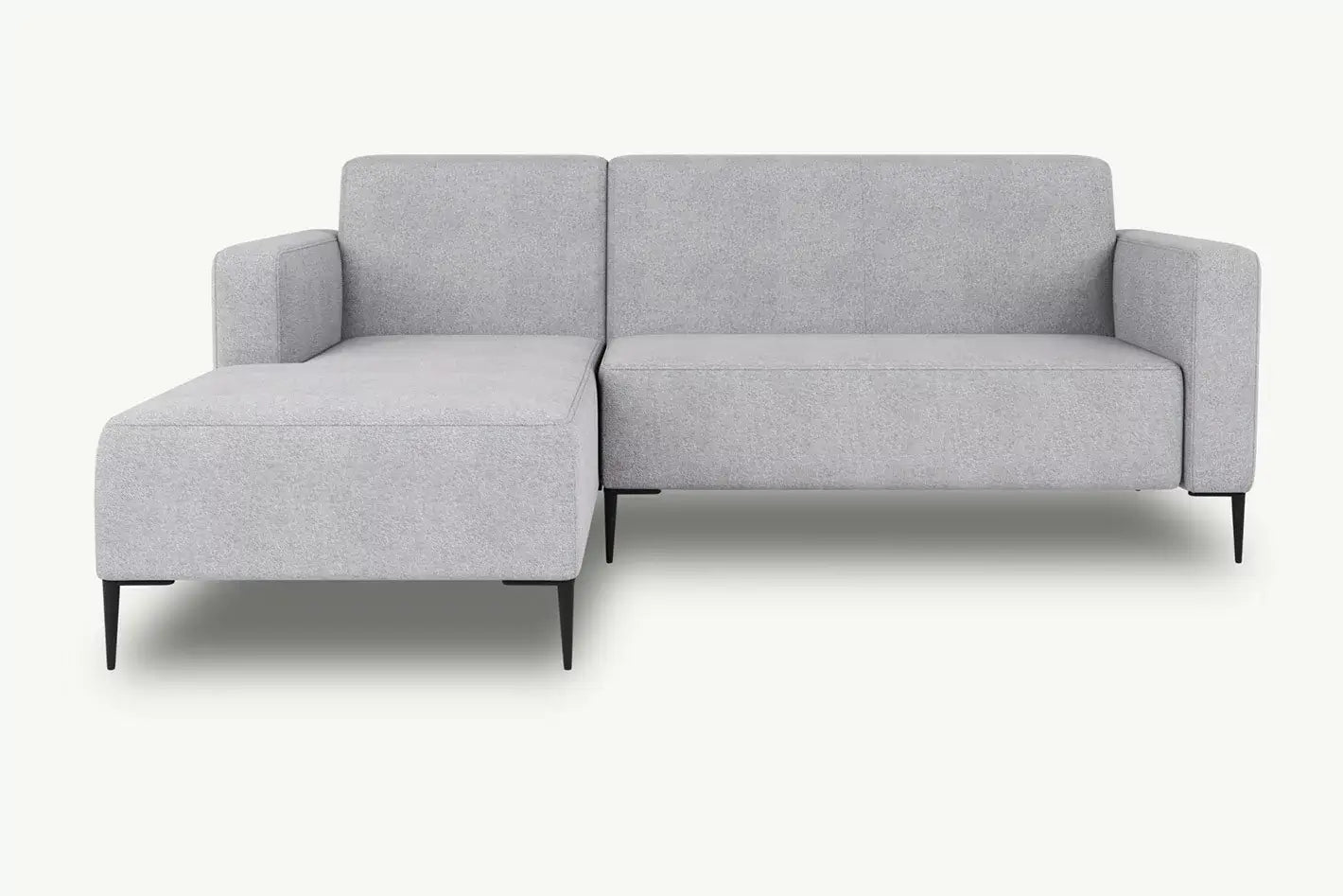 Light Grey Left Corner Sofa BOLDER MOCO HOME Element 24 205x170 cm