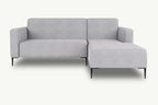 Light Grey Right Corner Sofa BOLDER MOCO HOME Element 24 205x170 cm
