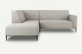 Beige Left Corner Sofa BOLDER MOCO HOME Diosa 01 223x215 cm