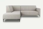 Beige Left Corner Sofa BOLDER MOCO HOME Diosa 01 223x215 cm