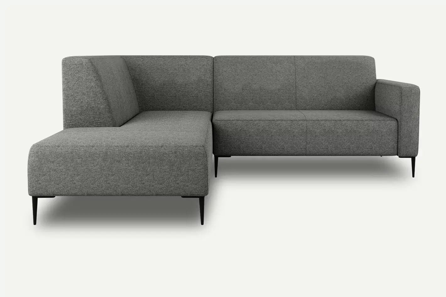 Grey Left Corner Sofa BOLDER MOCO HOME Diosa 85 223x215 cm