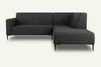 Graphite Right Corner Sofa BOLDER MOCO HOME Diosa 93 223x215 cm