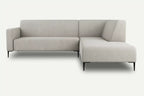 Beige Right Corner Sofa BOLDER MOCO HOME Diosa 01 244x215 cm