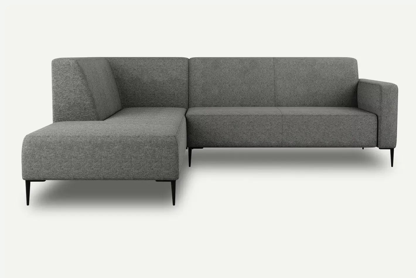 Grey Left Corner Sofa BOLDER MOCO HOME Diosa 85 244x215 cm