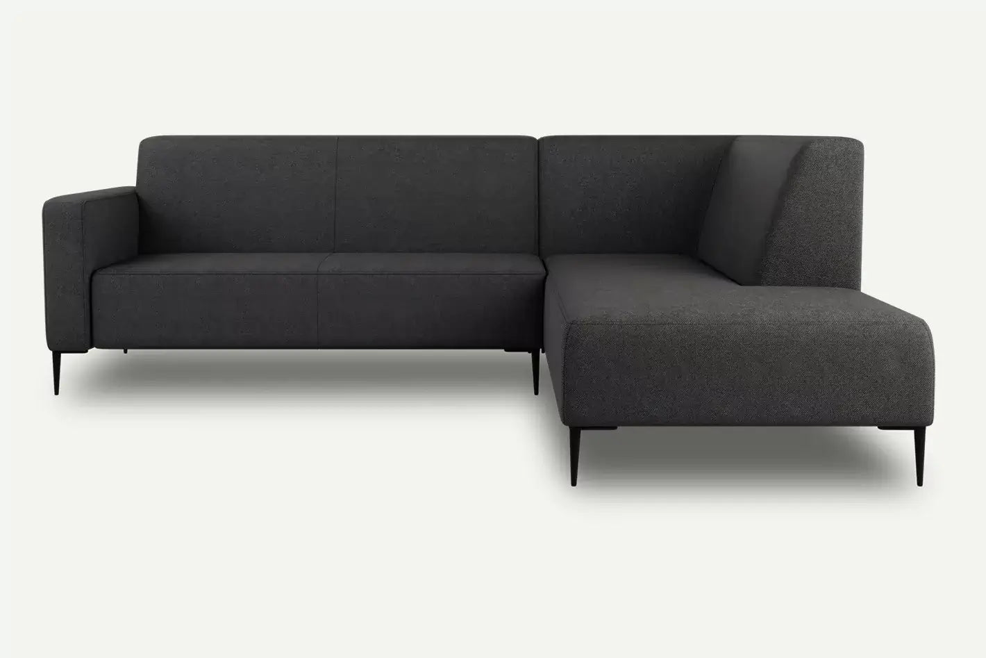 Graphite Right Corner Sofa BOLDER MOCO HOME Diosa 93 244x215 cm