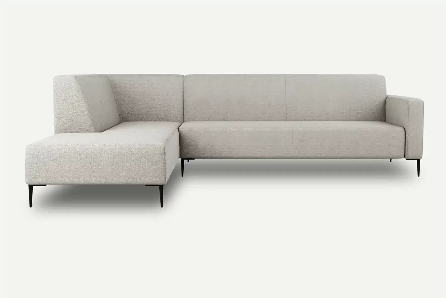 Beige Left Corner Sofa BOLDER MOCO HOME Diosa 01 283x215 cm