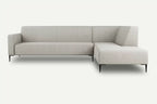 Beige Right Corner Sofa BOLDER MOCO HOME Diosa 01 283x215 cm