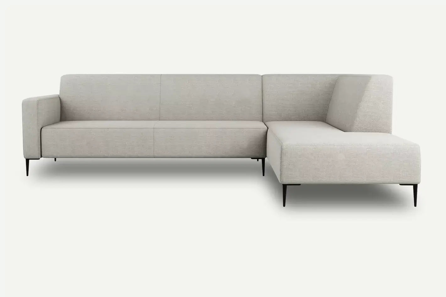 Beige Right Corner Sofa BOLDER MOCO HOME Diosa 01 283x215 cm