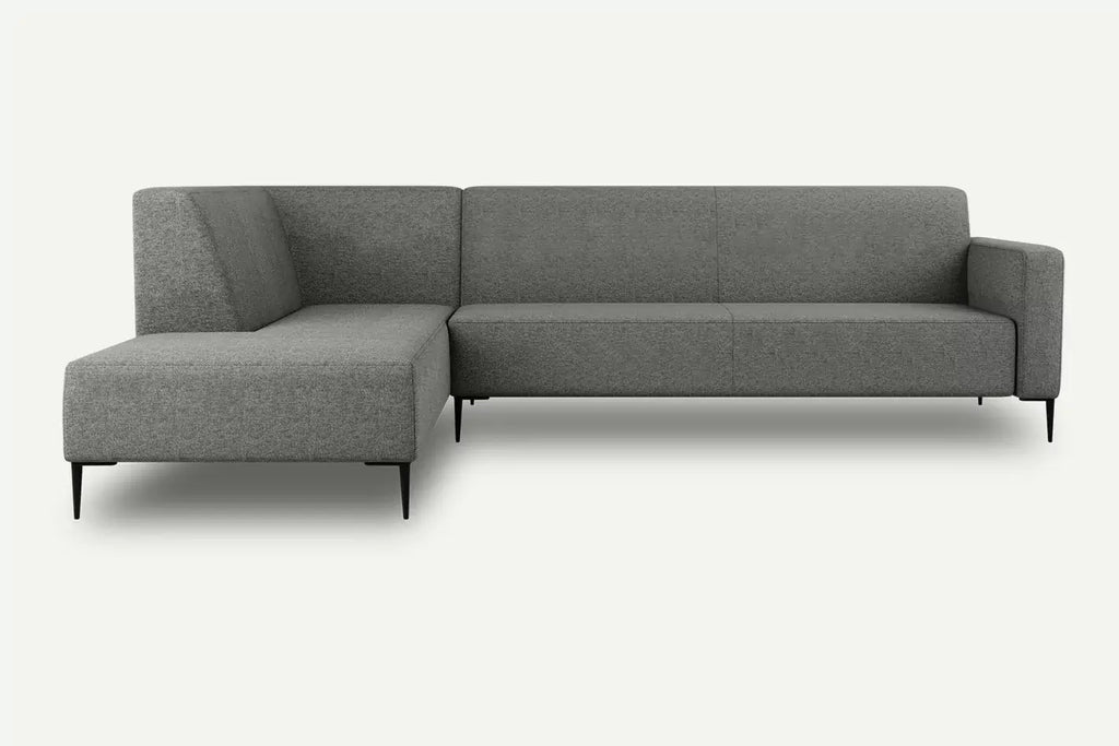 Grey Left Corner Sofa BOLDER MOCO HOME Diosa 85 283x215 cm