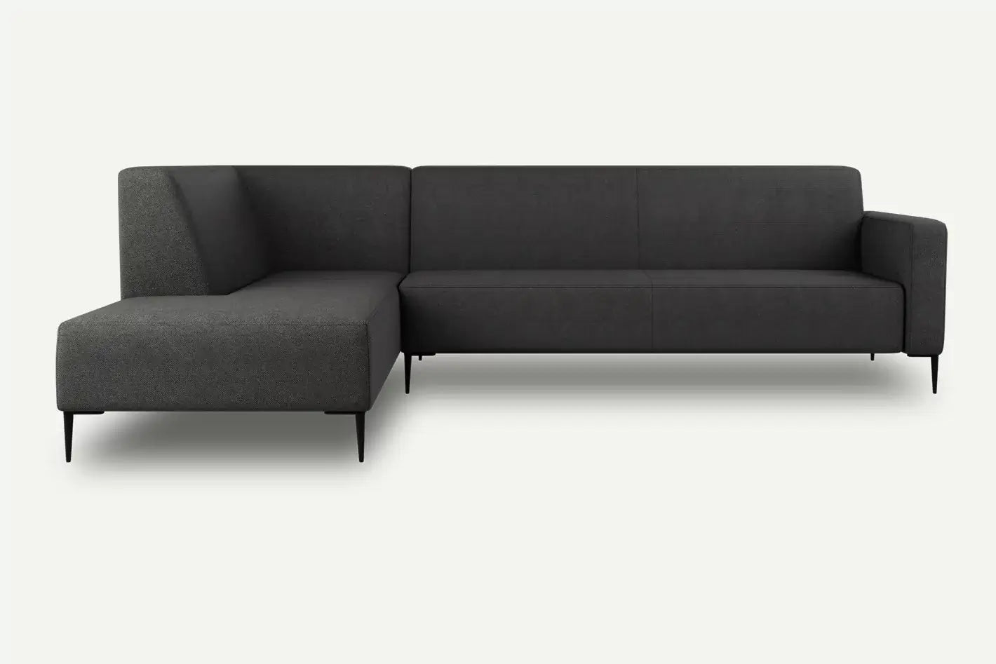 Graphite Left Corner Sofa BOLDER MOCO HOME Diosa 93 283x215 cm