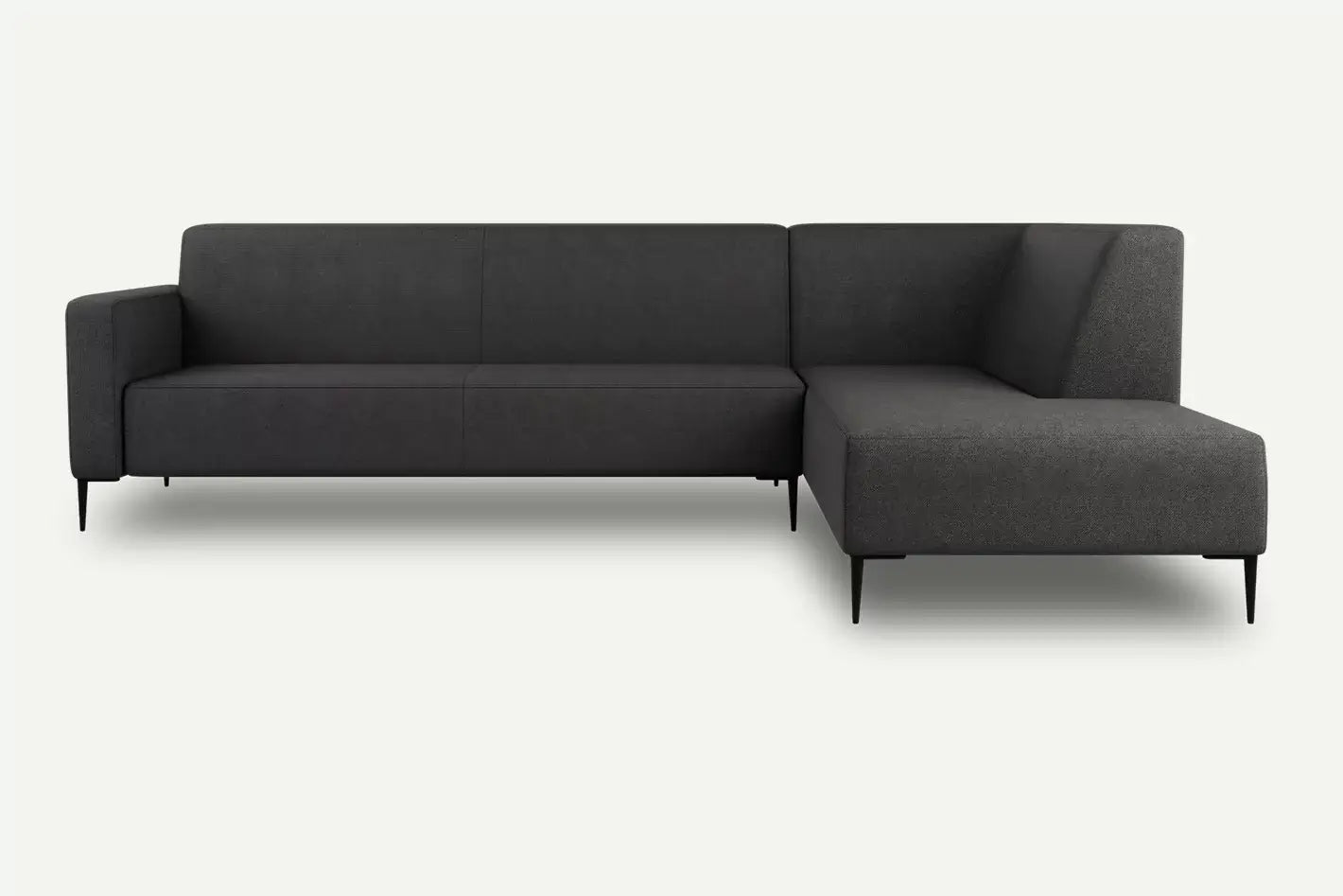 Graphite Right Corner Sofa BOLDER MOCO HOME Diosa 93 283x215 cm