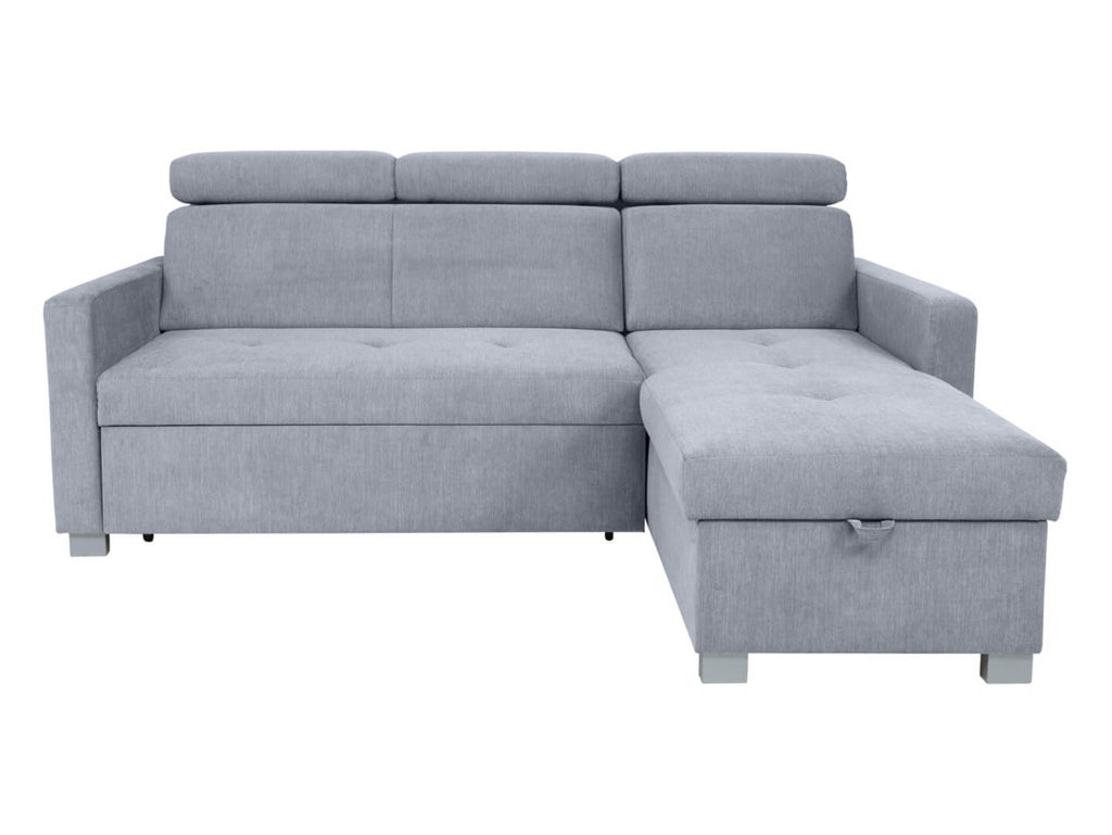 Corner Sofa Bed BRICO 2F BRW Grey Element 23