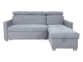 Corner Sofa Bed BRICO 2F BRW Grey Element 23
