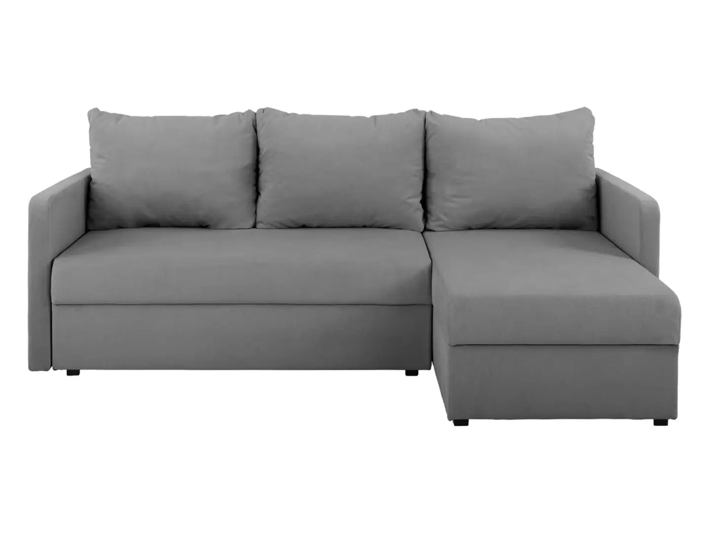 Corner Sofa Bed IMROS LUX 3DL BRW Grey Pretty 17