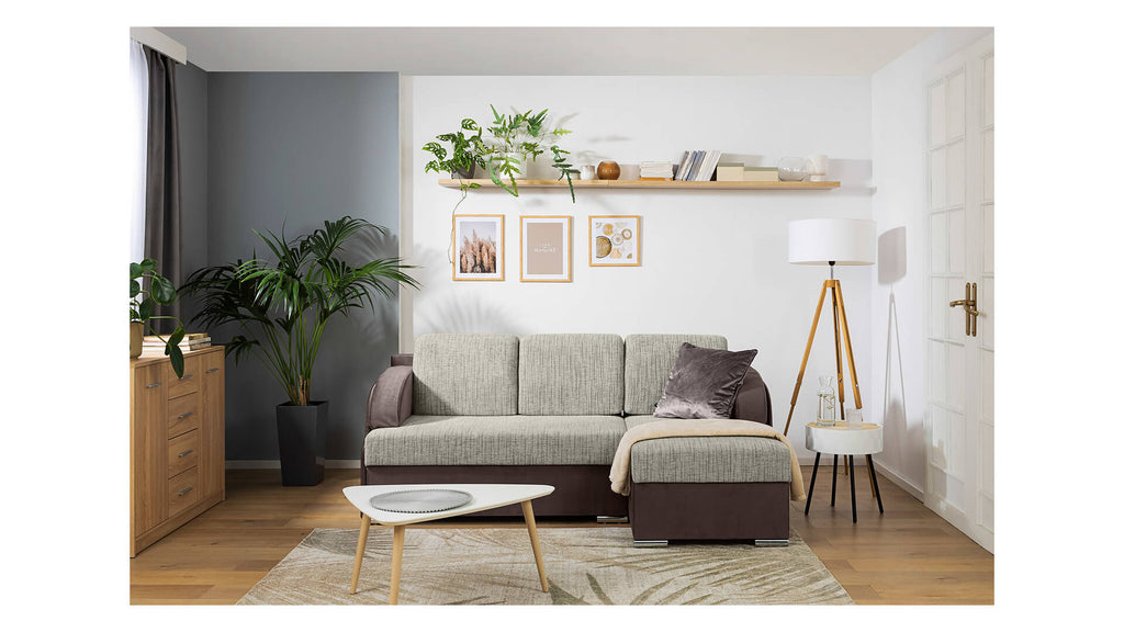 Corner Sofa Bed MERIN LUX 3DL BRW