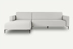 Light Beige Left Corner Sofa BOLDER MOCO HOME Castel 03 294x170 cm