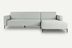Grey Right Corner Sofa BOLDER MOCO HOME Castel 80 294x170 cm