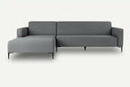 Graphite Left Corner Sofa BOLDER MOCO HOME Castel 93 294x170 cm