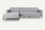 Light Grey Left Corner Sofa BOLDER MOCO HOME Element 24 294x170 cm