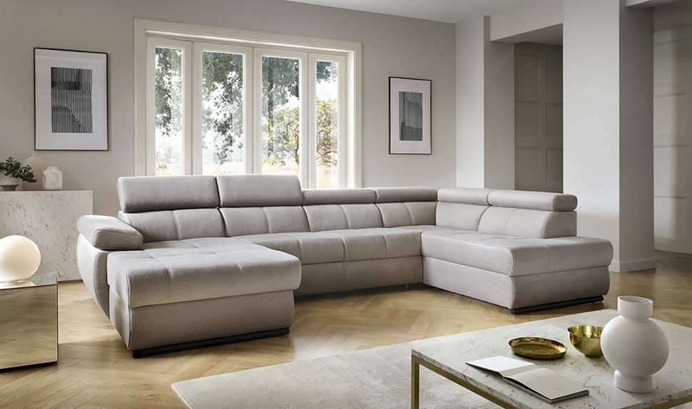 Corner Sofa LIZBONA III PUSZMAN Silver