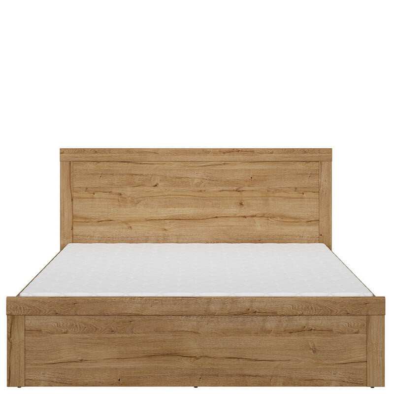 HOLTEN BRW LOZ/160 King Size BLACK RED WHITE Bed-Waterford Oak