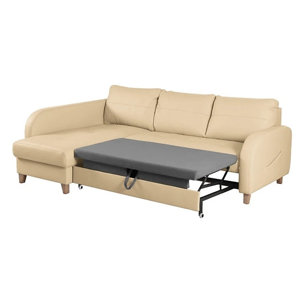 Pacto Left-Hand Corner Sofa Bed with Storage