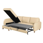 Pacto Left-Hand Corner Sofa Bed with Storage