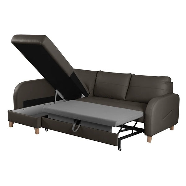Pacto Left-Hand Corner Sofa Bed with Storage
