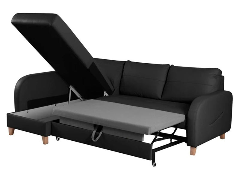 Pacto Left-Hand Corner Sofa Bed with Storage