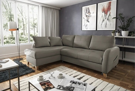 Pacto Left-Hand Corner Sofa Bed with Storage