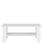NEPO PLUS BRW LAW/115 Rectangular BLACK RED WHITE Coffee Table-White