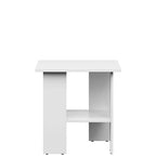 NEPO PLUS BRW LAW/55 Square BLACK RED WHITE Coffee Table-White