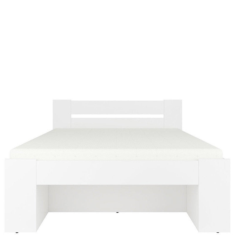 NEPO PLUS BRW LOZ3S Double BLACK RED WHITE Bed-White