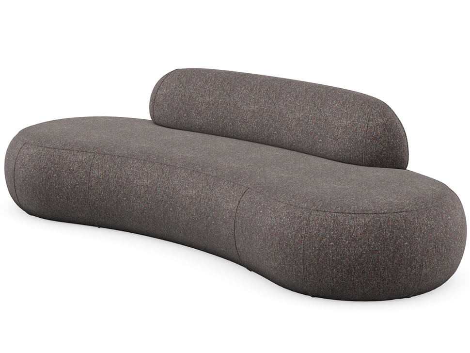 Sofa Soul Armless PUSZMAN Brown